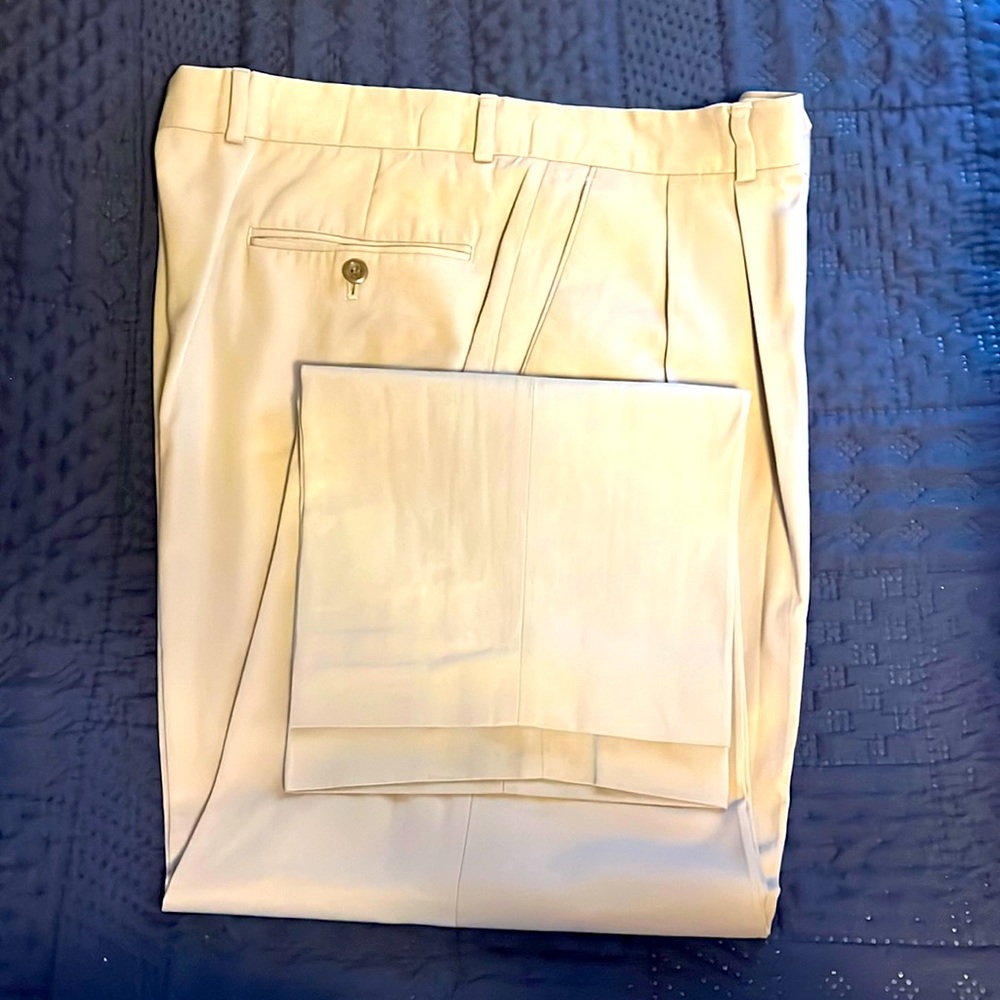 Men’s Barrington Dress Slacks Tan 34/30